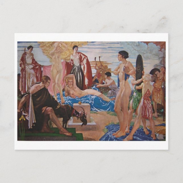 Klassiskt vykort för målning (Framsida)