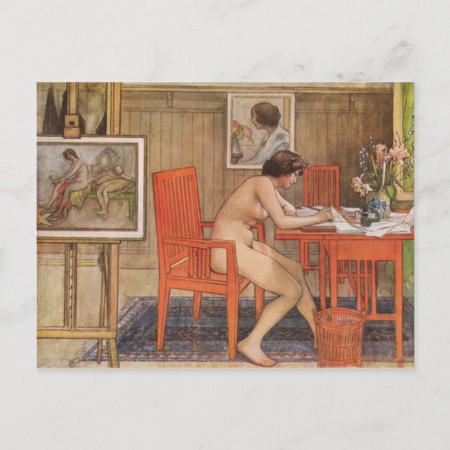 Klassiskt vykort för målning (Framsida)