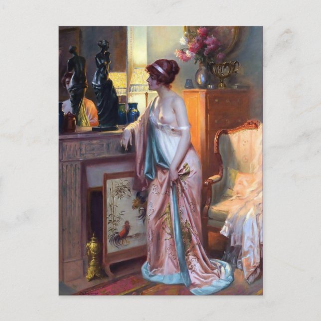 Klassiskt vykort för målning (Framsida)