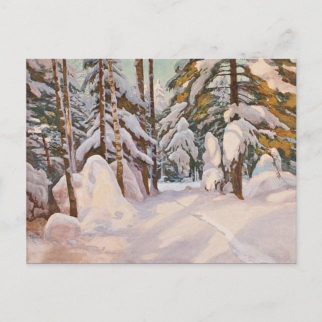 Klassiskt vykort för målning (Framsida)