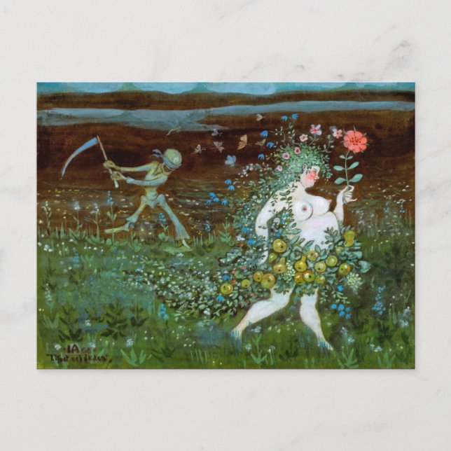 Klassiskt vykort för målning (Framsida)