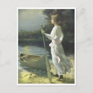 Klassiskt vykort för målning