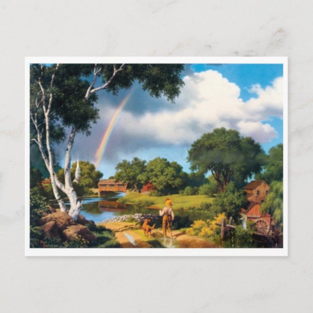 Klassiskt vykort för målning (Framsida)