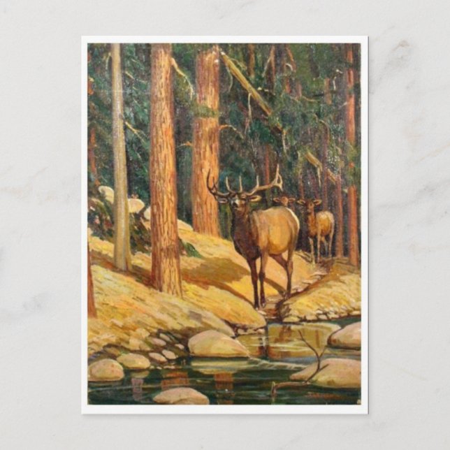 Klassiskt vykort för målning (Framsida)