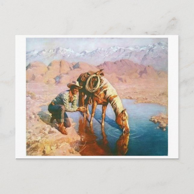 Klassiskt vykort för målning (Framsida)