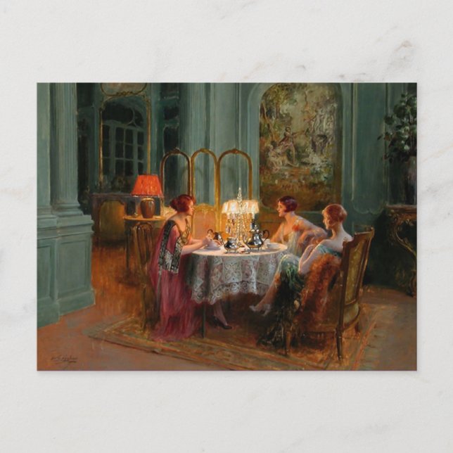 Klassiskt vykort för målning (Framsida)