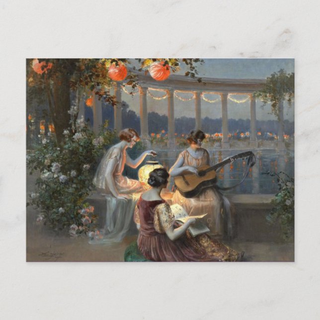 Klassiskt vykort för målning (Framsida)