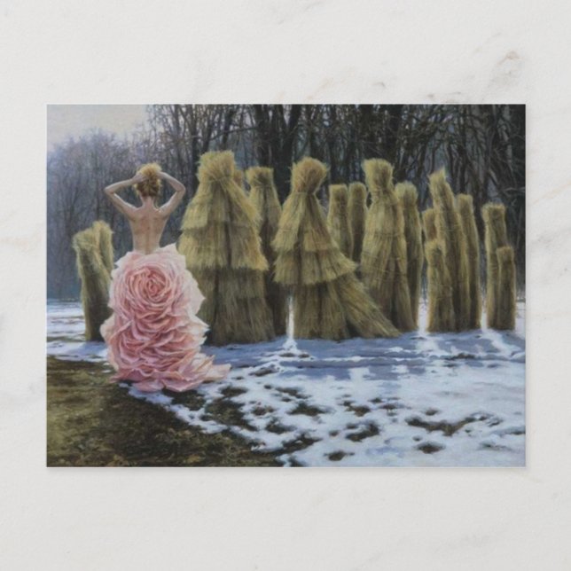 Klassiskt vykort för målning (Framsida)