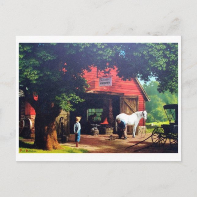 Klassiskt vykort för målning (Framsida)