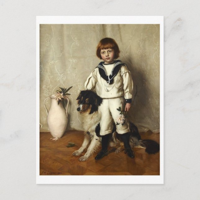 Klassiskt vykort för målning (Framsida)