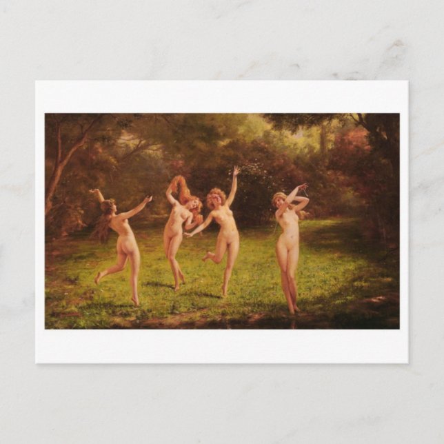 Klassiskt vykort för målning (Framsida)