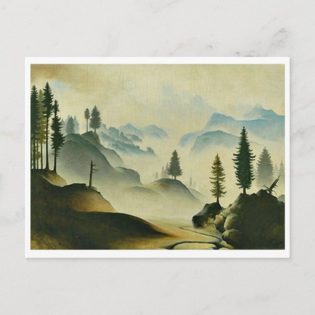 Klassiskt vykort för målning (Framsida)