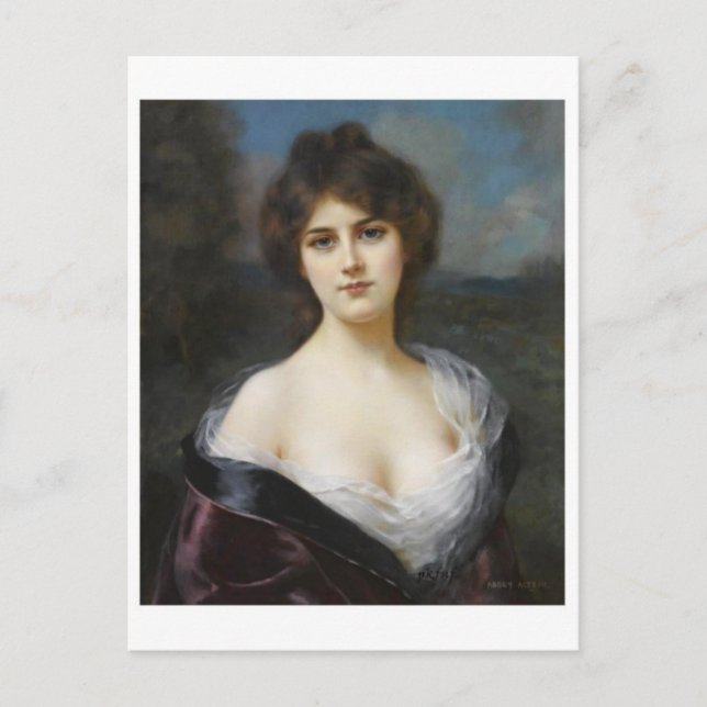 Klassiskt vykort för målning (Framsida)