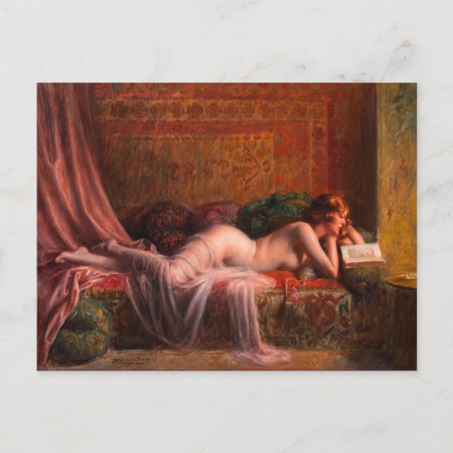 Klassiskt vykort för målning (Framsida)