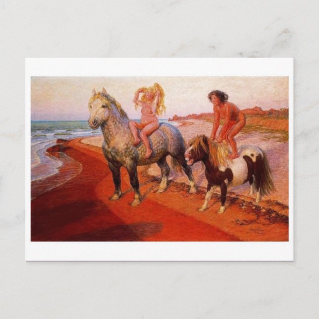 Klassiskt vykort för målning (Framsida)