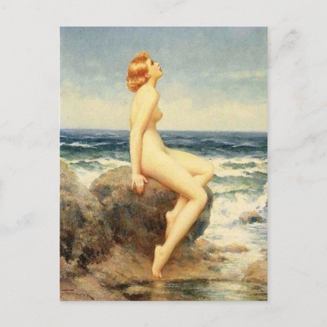 Klassiskt vykort för målning (Framsida)