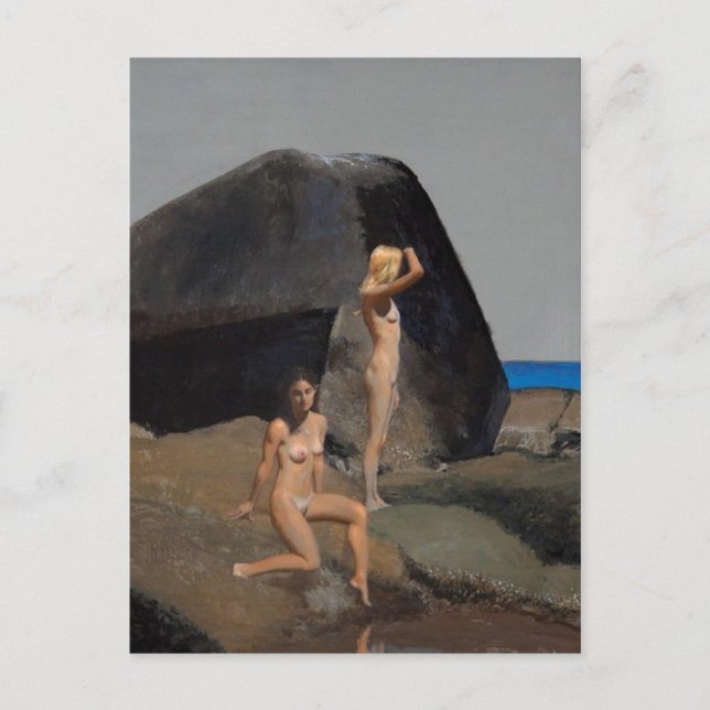 Klassiskt vykort för målning (Framsida)