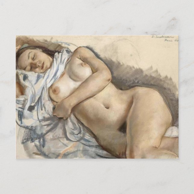 Klassiskt vykort för målning (Framsida)