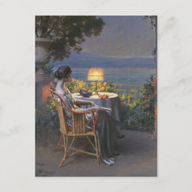 Klassiskt vykort för målning (Framsida)