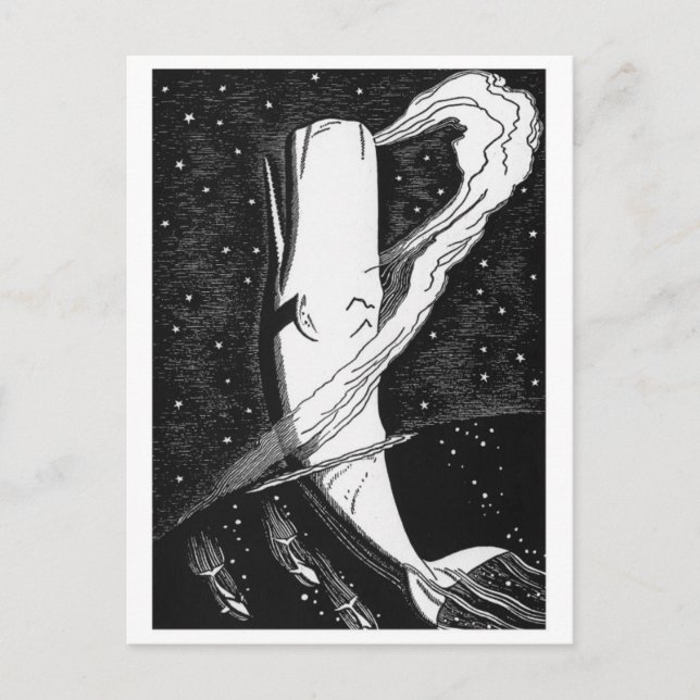 Klassiskt vykort för träsnitt (Framsida)