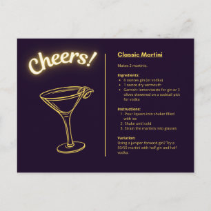 Klassiskt vykort - Martini