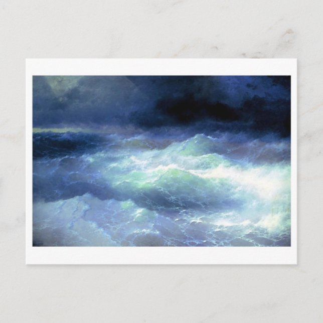 Klassiskt vykort med målning (Framsida)