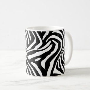 Klassiskt Zebra ränder Kaffemugg