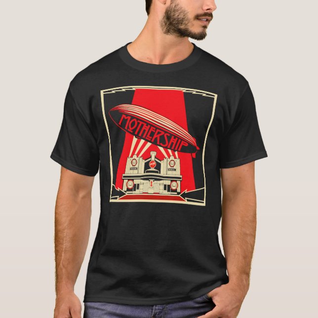 Klassiskt Zeppelin Mothership Classic T-Shirt (Framsida)