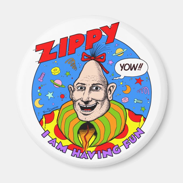 Klassiskt Zippy Magnet (Framsidan)