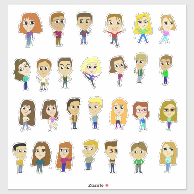 klasskamrater klistermärken (Ark)