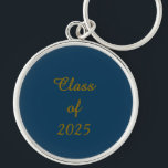 Klassklass för 2025 års nyckelkedja rund silverfärgad nyckelring<br><div class="desc">Klassklass för 2025 års nyckelkedja</div>