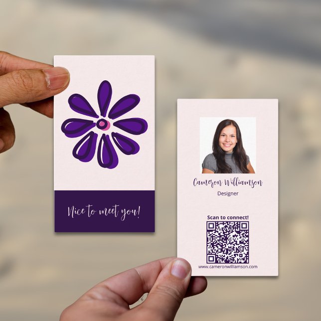 Klassligt trevligt att träffa dig! Anslut Social Visitkort (Classy Nice to Meet You! Connect Social Business Card)
