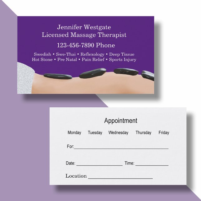 Klassmassage Möte Affärskort Visitkort (Skapare uppladdad)