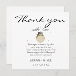 Klassminimalist ,uggla i kärlek tack kort