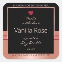 Klassproduktförpackningsetikett Black och Ro Guld