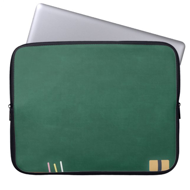Klassrum för kriterererasergummi laptop fodral (Framsidan)