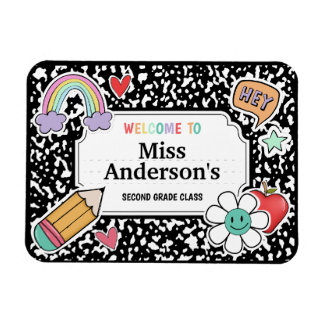 Klassrum för lärare i bärbara datorer magnet