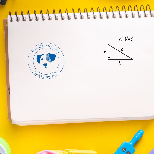 Klassrum för lärare i Personlig lycklig Självfärgande Stämpel (Great gifts for teachers)