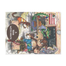 Klassrum från "A Bear With Pants"-boken