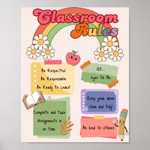 Klassrum Regler Poster