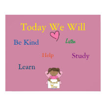 Klassrum Regler poster