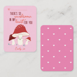 Klassrummet Valentindagen så svampigt hjärtkort Anteckningskort