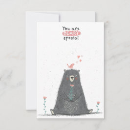 Klassrums Beary speciella Alla hjärtans dag Anteckningskort
