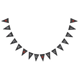 Klassrumsdekantering i back to school vimplar