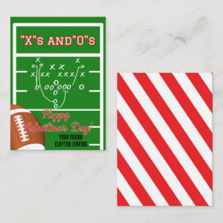 Klassrumsfotbollskort Alla hjärtans dagskort Anteckningskort