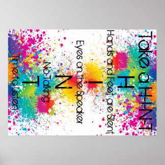 Klassrumshantering Poster