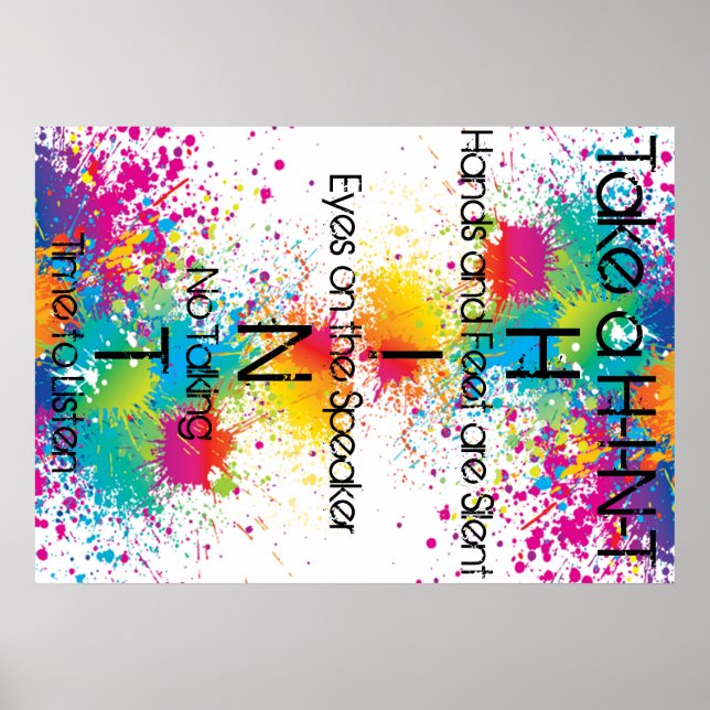 Klassrumshantering Poster (Framsidan)