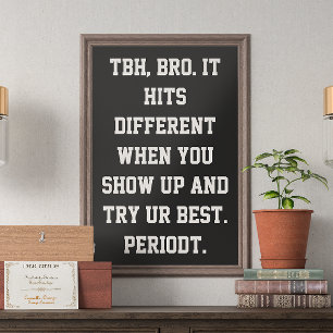 Klassrumsklassen "Decor Class Slang" i mitten Poster