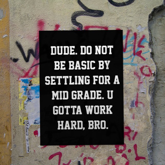 Klassrumsklassen mitten Decor Slang Class Poster (Skapare uppladdad)