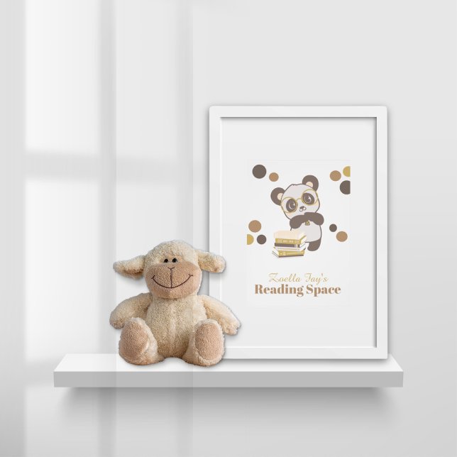 Klassrumsläsare Personlig Bok, temat  Fototryck (Reading Collection Photo Print Panda)
